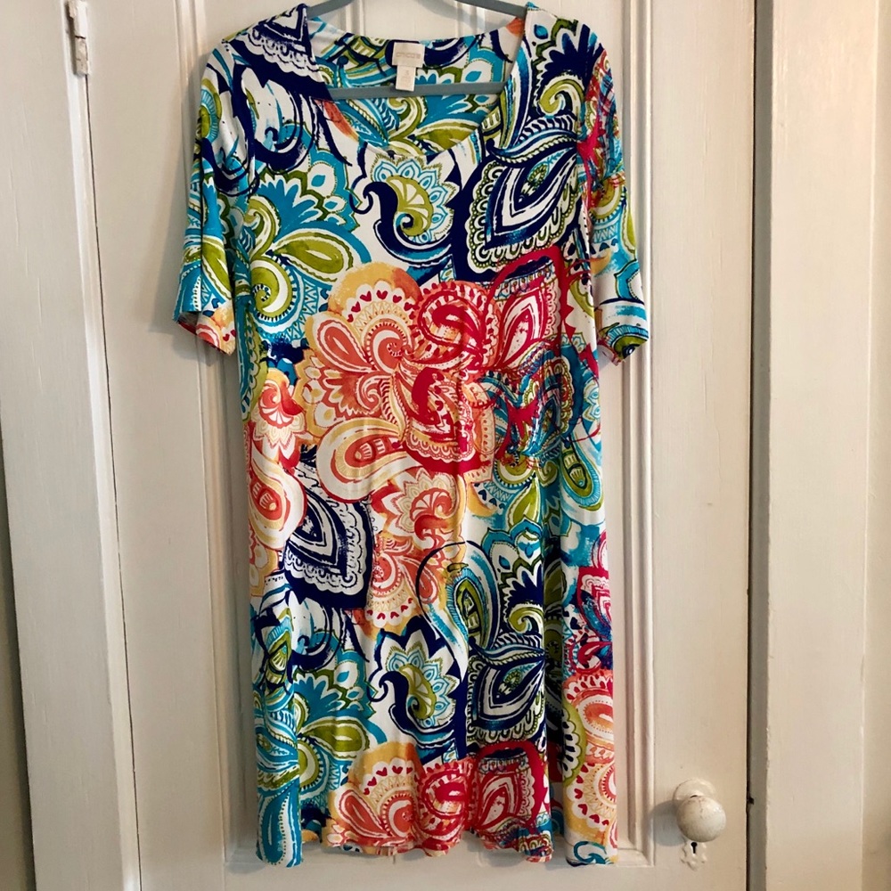 Chico’s short sleeve knee length dress